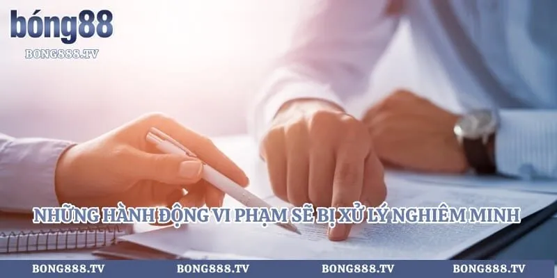 Điều khoản sử dụng Hình số 3 tại gogabil.in Những hành động vi phạm sẽ bị xử lý nghiêm minh ngay lập tức